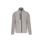 VESTE POLAIRE DE TRAVAIL HOMME/FEMME ZIPPEE CHINEE LIGHT GREY