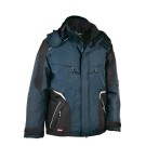 VESTE DOUBLEE HIVER DE TRAVAIL HOMME/FEMME IGARKA BLEU NAVY/NOIR