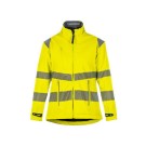 VESTE RÉFLÉCHISSANTE SOFTSHELL FEMME  AMAZONE JAUNE FLUO