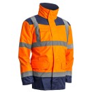 PARKA HAUTE VISIBILITÉ KANATA ORANGE FLUO/MARINE