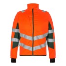 BLOUSON HAUTE VISIBILITE SAFETY ORANGE FLUO/VERT 