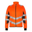 BLOUSON HAUTE VISIBILITE SAFETY ORANGE FLUO/GRIS ANTHRACITE 