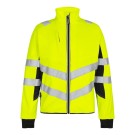 BLOUSON HAUTE VISIBILITE SAFETY JAUNE FLUO/NOIR 