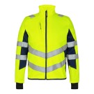 BLOUSON HAUTE VISIBILITE SAFETY JAUNE FLUO/BLUE INK
