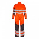 COMBINAISON RÉFLÉCHISSANTE 1 ZIP SAFETY LIGHT ORANGE FLUO/GRIS ANTHRACITE