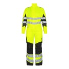 COMBINAISON RÉFLÉCHISSANTE 1 ZIP SAFETY LIGHT JAUNE FLUO/NOIR