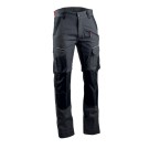 PANTALON DE TRAVAIL HOMME/FEMME COSMOS GRIS NUIT/NOIR 
