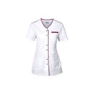 BLOUSE DE TRAVAIL FEMME ELLA BLANC/BERRY