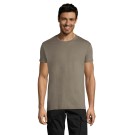 TEE SHIRT HOMME MANCHES COURTES COL ROND ZINC T.3XL