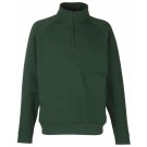 SWEATSHIRT MET KRAAG EN RITS - 