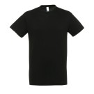 T-SHIRT KLEUR - Zwart 