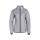 DOUDOUNE CHAUDE FEMME BOSTON ARGENT/NOIR