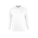 T-SHIRT DE TRAVAIL MANCHES LONGUES 150 G BLANC T.3XL