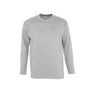 T-SHIRT DE TRAVAIL MANCHES LONGUES 150 G GRIS CHINÉ T.3XL