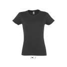 T-SHIRT F MC 190G GRIS FONCE