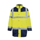 PARKA BASIC   Fluo geel/Donker 