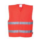 GILET C474 ROUGE