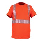 T-SHIRT HAUTE VISIBILITÉ MOOREA MANCHES COURTES ORANGE FLUO T.5XL