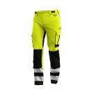 PANTALON RÉFLÉCHISSANT HOMME SCUTI JAUNE FLUO/NOIR