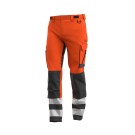 PANTALON RÉFLÉCHISSANT HOMME SCUTI ORANGE FLUO/DARK GREY
