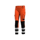 PANTALON RÉFLÉCHISSANT FEMME SCUTI ORANGE FLUO/NOIR