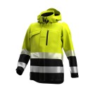 VESTE RÉFLÉCHISSANTE HOMME/FEMME HIVER SCUTI JAUNE FLUO/NOIR