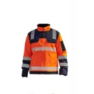 BLOUSON HAUTE VISIBILITE TYPHON+ MARINE/ORANGE FLUO