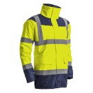 PARKA HAUTE VISIBILITÉ KETA JAUNE FLUO/MARINE 