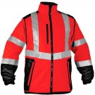 GILET OSLO HAUTE VISIBILITE ROUGE/NOIR 