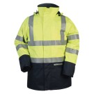 PARKA HEDLAND Fluo geel/Donker 