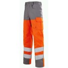 BROEK 1HVI    Fluo oranje/Staa 