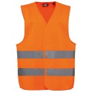 GILET ENFANT HAUTE VISIBILITE WK617 ORANGE 