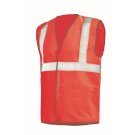 GILET BAUDRIER ROUGE FLUO T.4XL/5XL