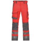 PANTALON HAUTE VISIBILITE CHICAGO ROUGE/GRIS CIMENT 