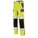 PANTALON RÉFLÉCHISSANT HOMME/FEMME ADVANCED JAUNE FLUO/GRIS T.62
