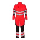 COMBINAISON RÉFLÉCHISSANTE 1 ZIP SAFETY LIGHT OUGE FLUO/NOIR 