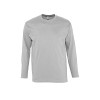T-SHIRT DE TRAVAIL MANCHES LONGUES 150 G GRIS CHINÉ T. 4XL