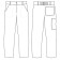 WERKBROEK WIT 245GR/M2 65%POL.35%K. WIT M36